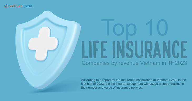 Top 10 life insurance companies by revenue Vietnam in 1H2023