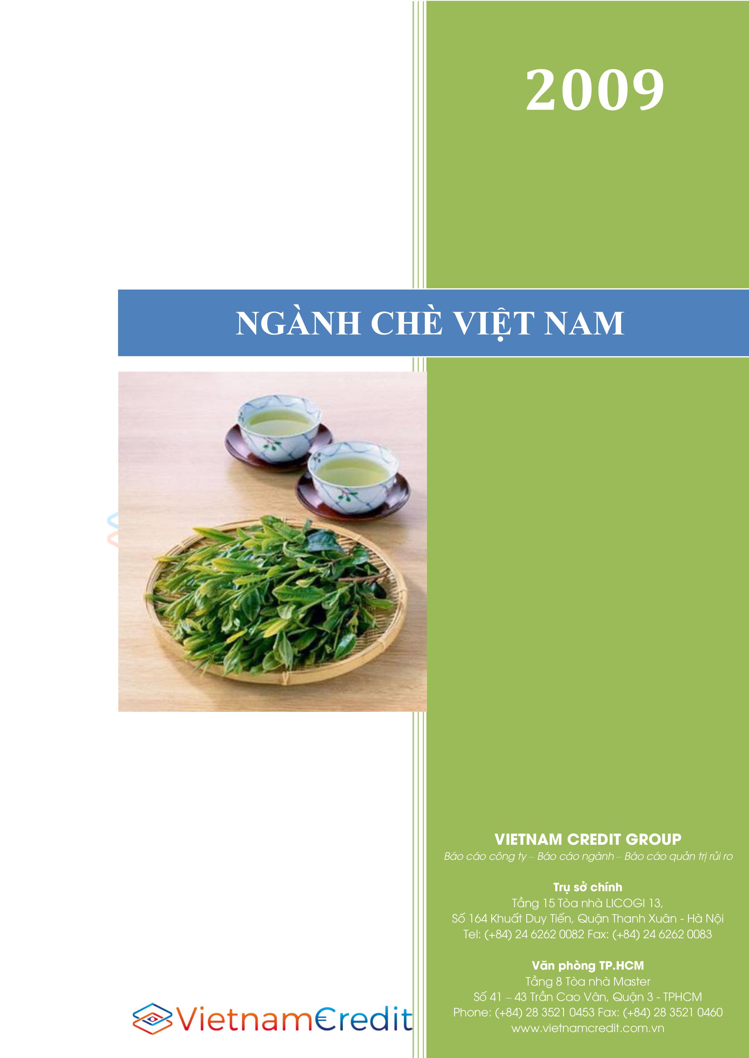 Báo cáo ngành Chè Việt Nam 2009