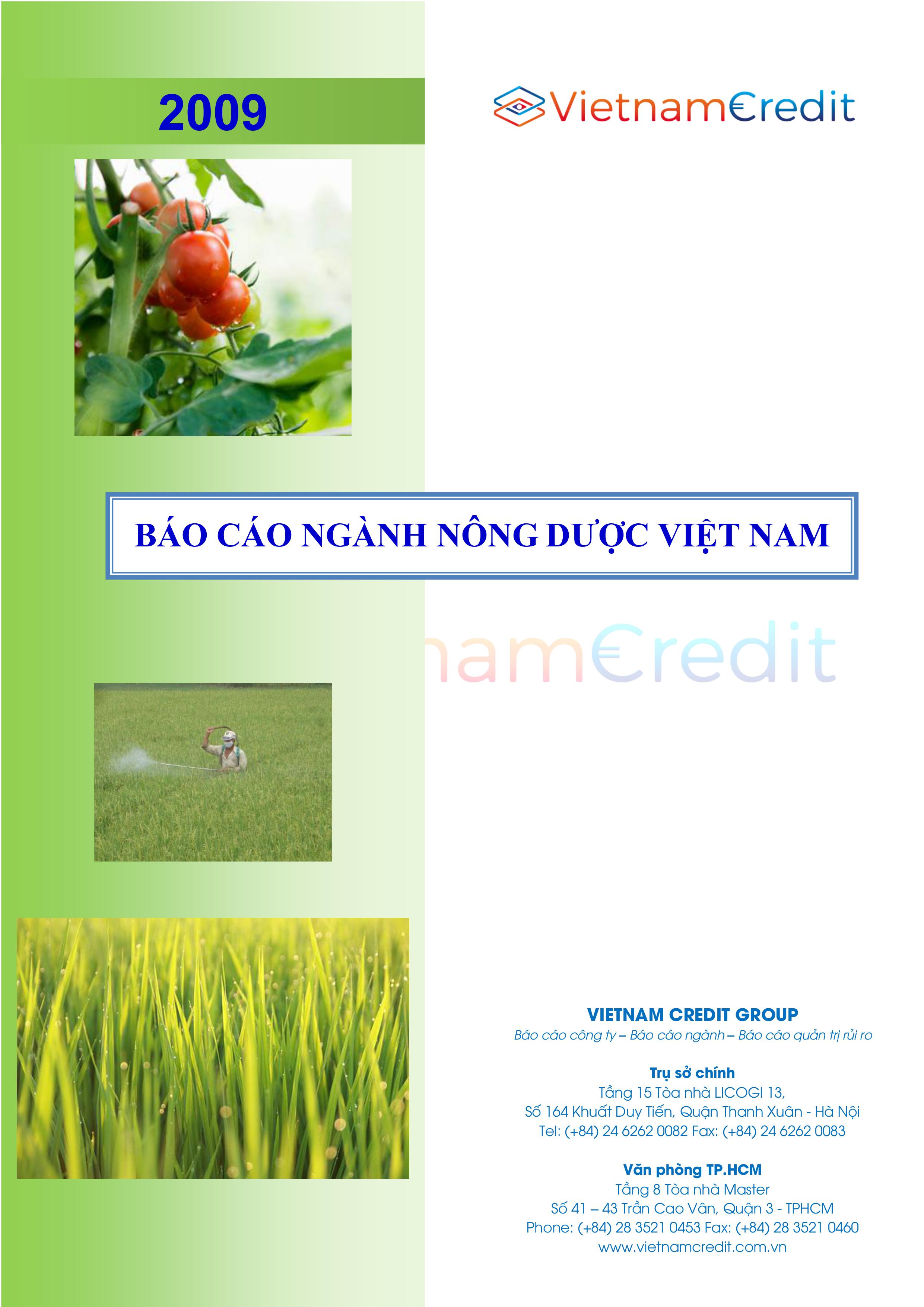 Báo cáo ngành Nông dược Việt Nam 2009