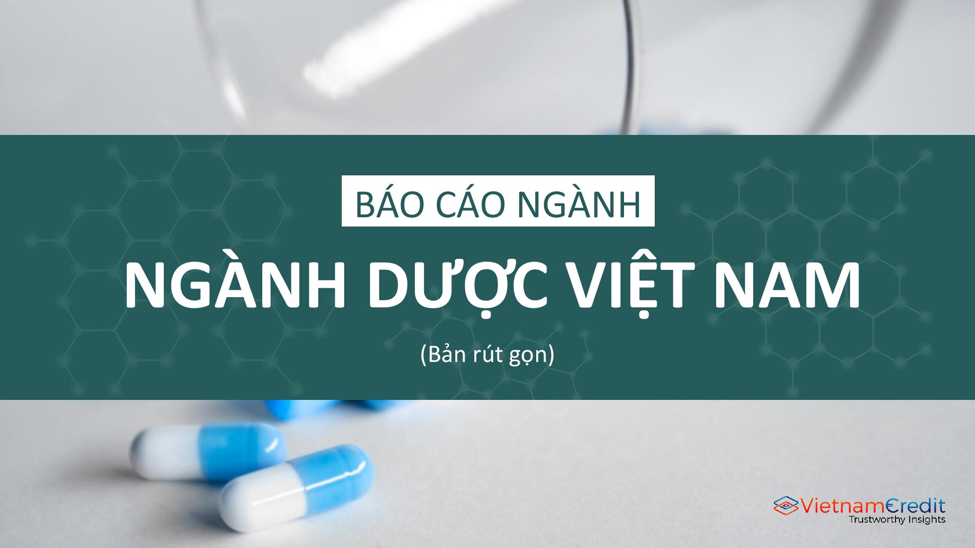 Báo cáo rút gọn ngành Dược Việt Nam 2018