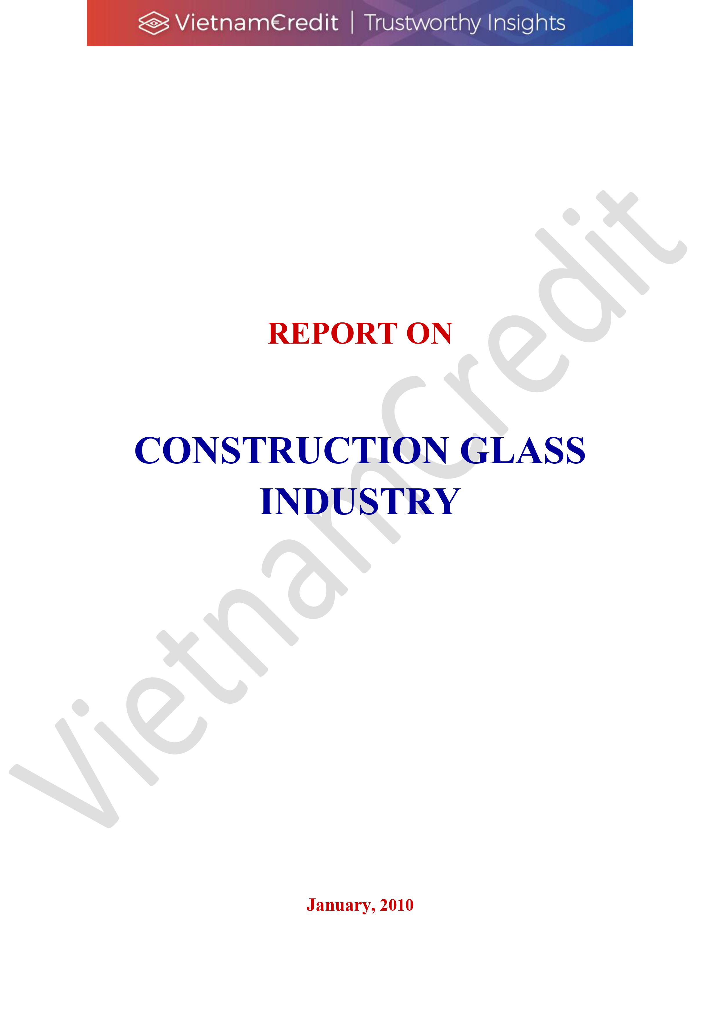 Vietnam Construction Glass Industry Report 2010