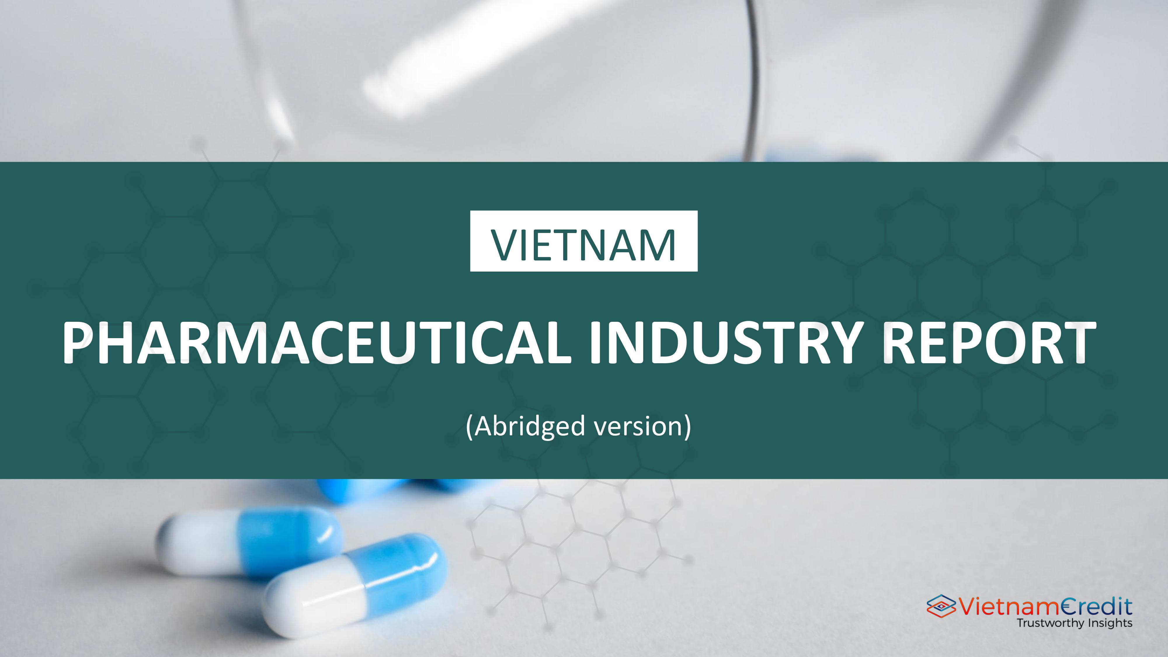 Vietnam Pharmaceutical Industry Report 2018
