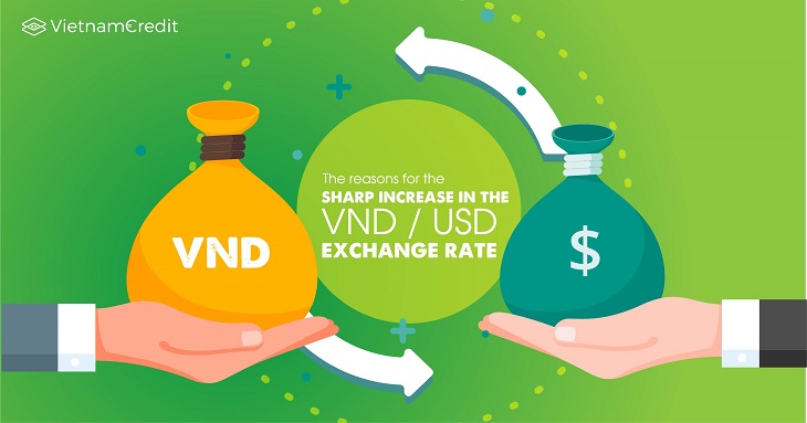 The reasons for the sharp increase in the VND / USD exchange rate