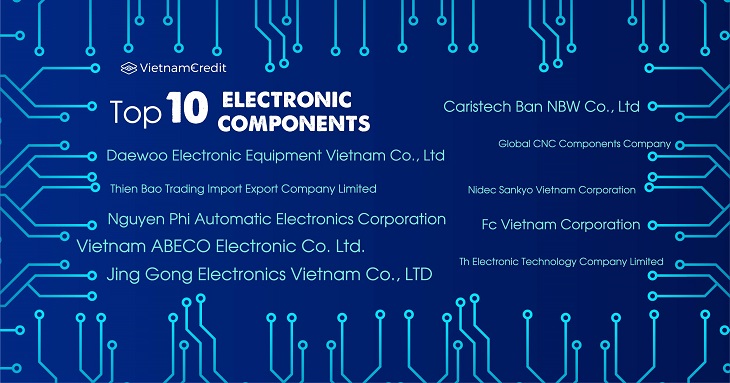 Top 10 largest electronic components manufacturers in Vietnam