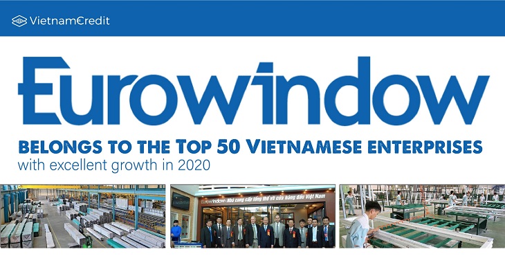 Eurowindow belongs to the Top 50 Vietnamese enterprises with excellent growth in 2020