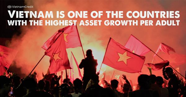 Vietnam is one of the countries with the highest asset growth per adult