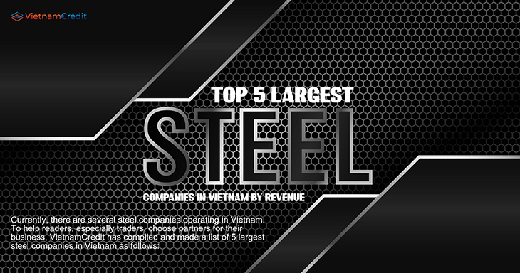 Top 5 largest steel companies in Vietnam by revenue